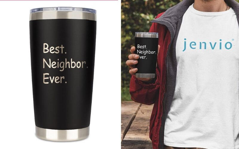 Best Neighbor Travel Tumbler Mug