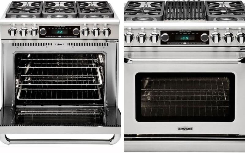 Capital 36” Connoisseurian Series Freestanding Dual Fuel Range