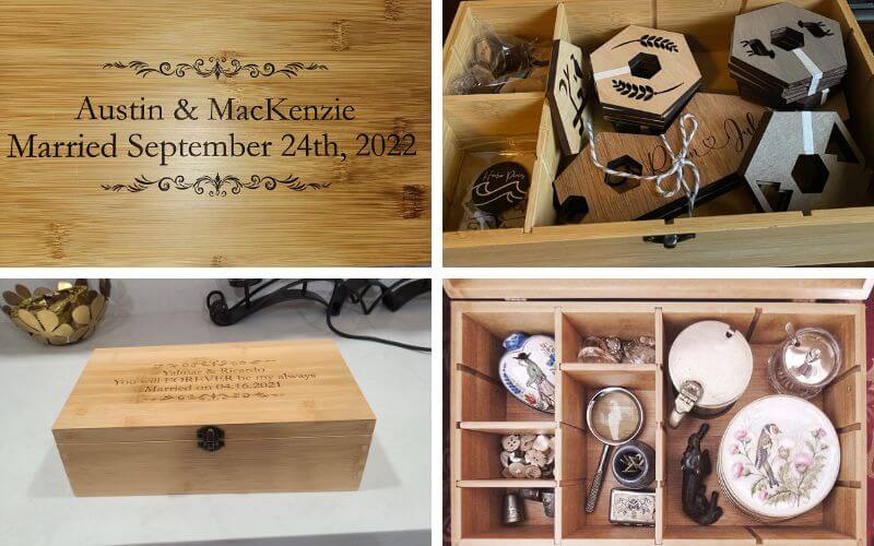 Cookbook People Personalized Multikeep Bamboo Storage Box