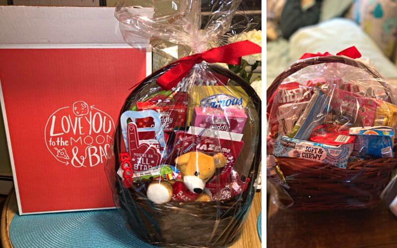 Cravebox Valentine's Day Wicker Gift Basket