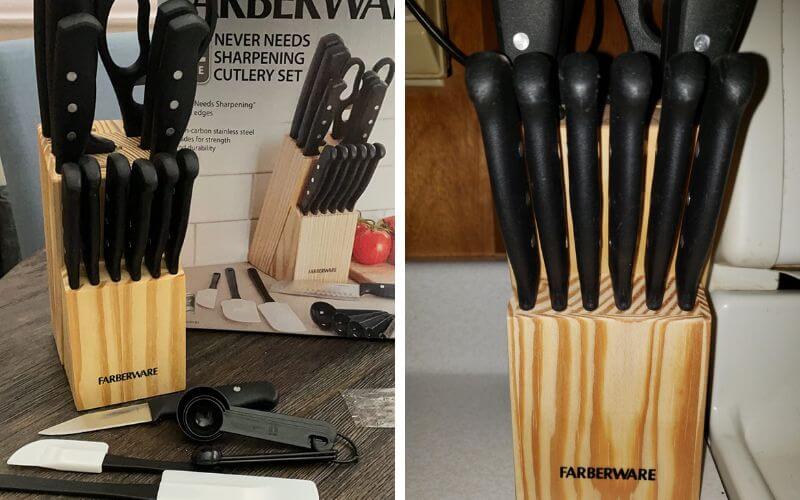 Farberware Never Needs Sharpening 22-Piece Cutlery Set