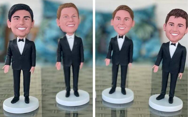 Go MiniMe Groomsmen Bobblehead Gift Set