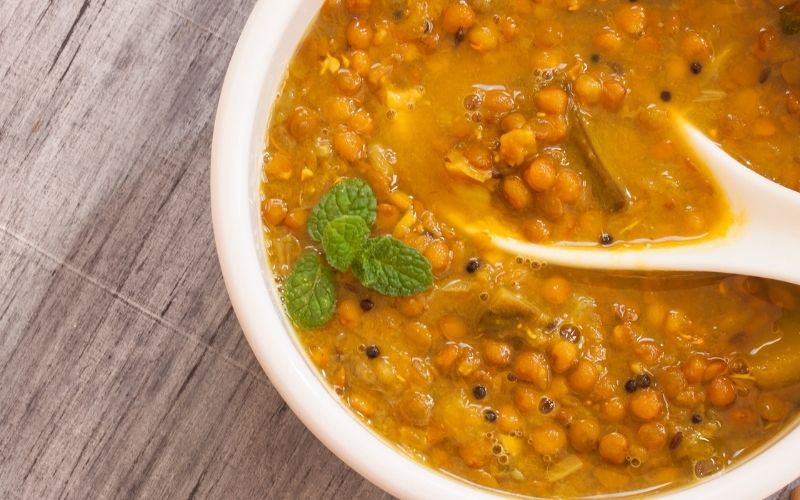 Masabacha Green Lentil Curry