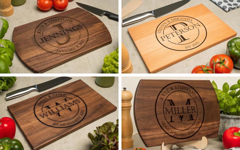 HUNmade Store Personalized Cutting Board
