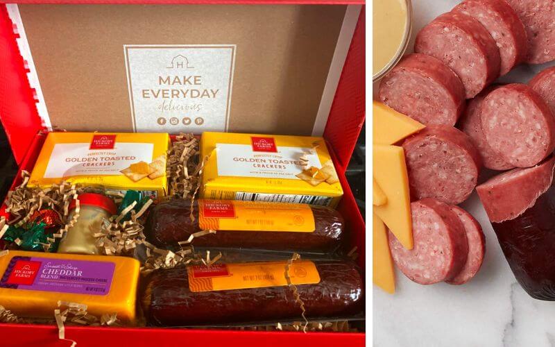 Hickory Farms Farmhouse Sausage And Cheese Medium Gift Box