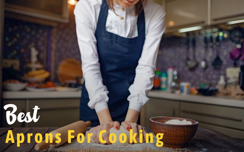 A baker wearing an apron