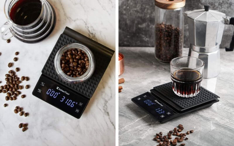 KitchenTour Coffee Scale with Timer