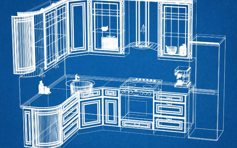 Kitchen Design blueprint