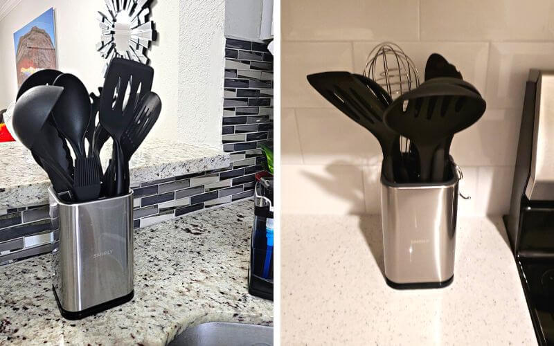 SMIRLY Black Kitchen Utensils Set