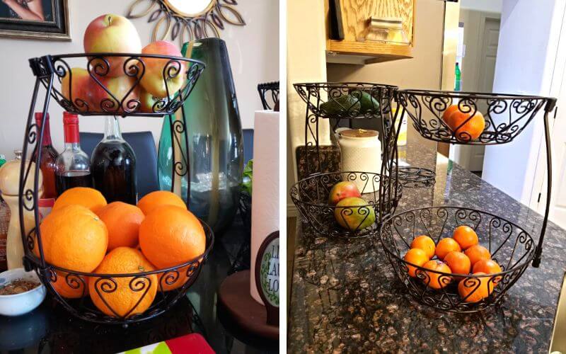 SimpleHouseware Fruit Basket Bowl Storage