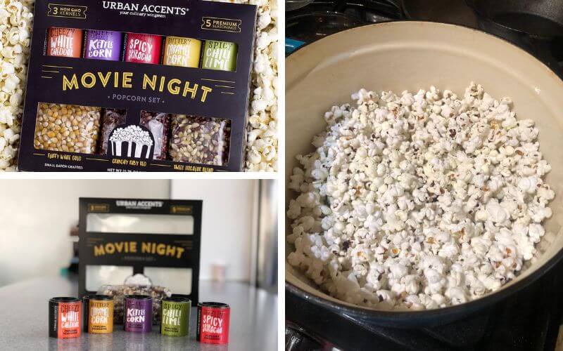 Urban Accents Movie Night Popcorn Kernels and Popcorn Seasoning Variety Pack (Set Of 8)