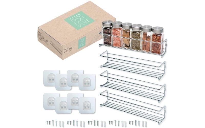 WOAO WARE Spice Rack Organizer For Cabinet Door