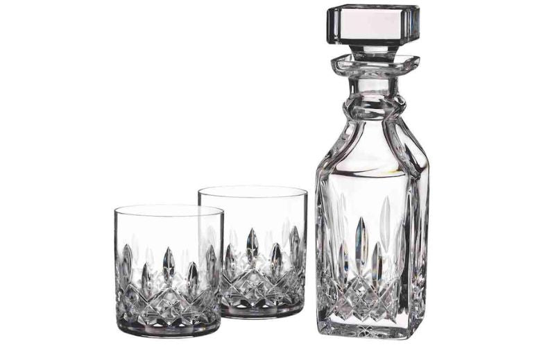 Waterford Lismore Connoisseur Square Decanter And Tumbler Set
