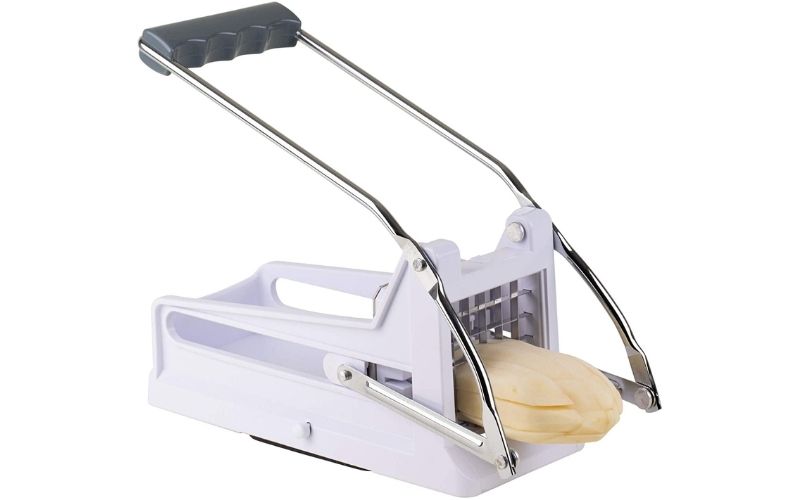 Potato Chippers, Sopito French Fry Cutter Stainless Steel Potatoes Slicer  with Anti-Slip Base Sucker for Sweet Potatoes, Carrots, Apples, Cucumbers  FR