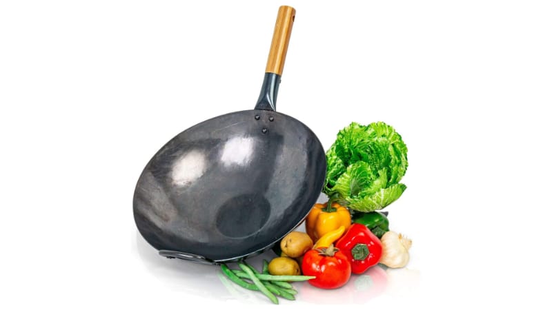 Five Two by Food52 Ultimate Carbon Steel Wok with Tempera Rack on Food52