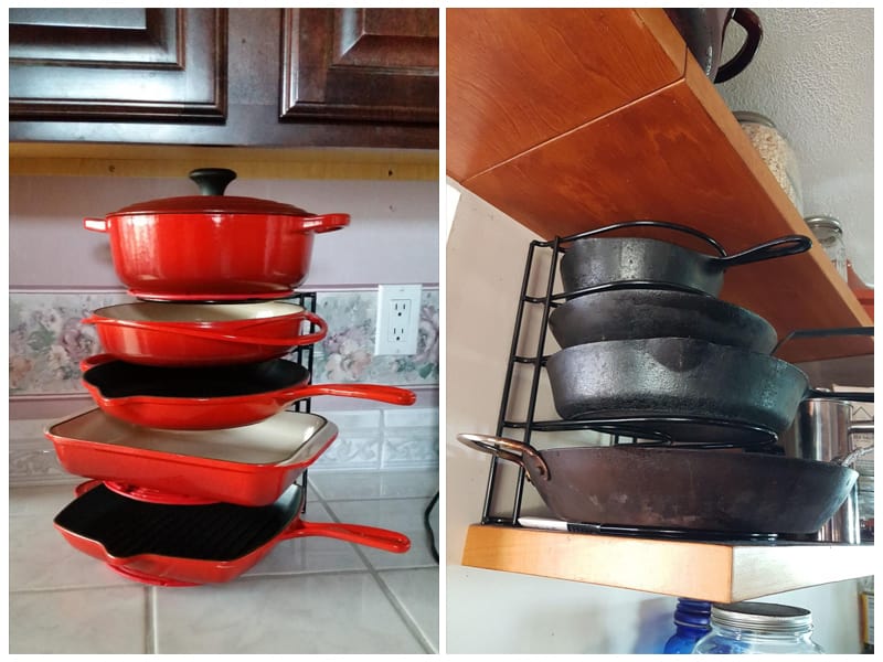 Cast iron cookware organizer - Traditional - Kitchen - Denver - by