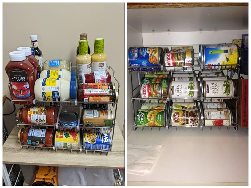 Che'mar Stackable Can Rack Organizer, for 36 cans, Great for the Pantry  Shelf, Kitchen Cabinet or Counter-top, Stack Another Set on Top to Double  Your