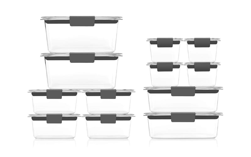 Rubbermaid Brilliance Horizontal Storage Containers