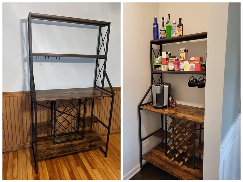 WAYTRIM Wine Baker’s Rack Table review