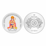 Sikkawala Hanuman ji 999 Silver Color Coin 10 gm-SK10RCHMCP