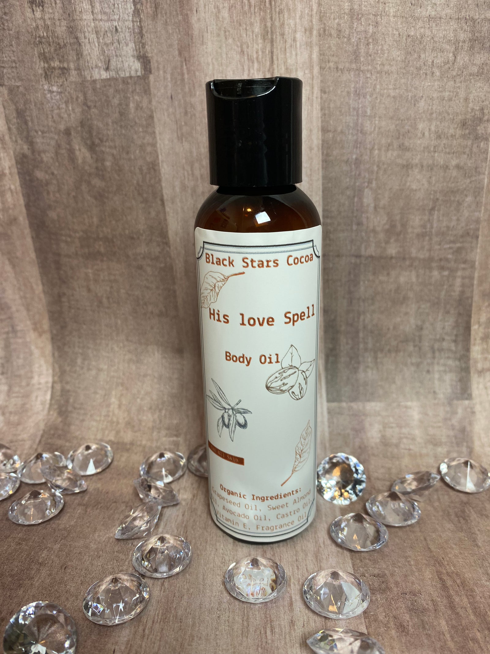 Love Spell Organic Body Crystal Infused Body Oil – 11ElevenCreations