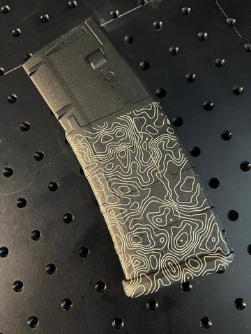 AR-15 Duramag 30 ROUNDS RED LASER ENGRAVED LV - BuyMyMags