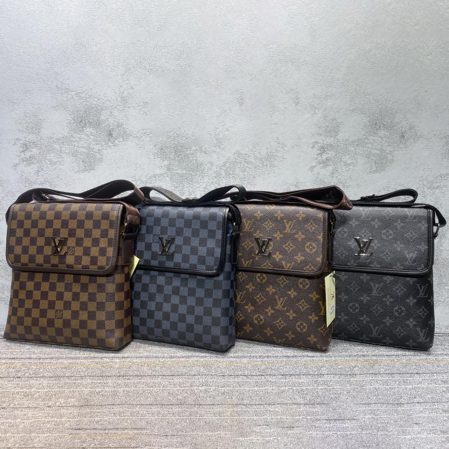 LV Louis Vuitton Fashion Ladies Leather Print Classics Small Squ