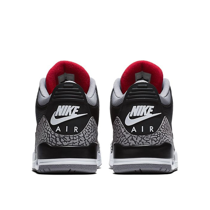 Nike Air Jordan 3 Retro Black Cement Sneakers Shoes