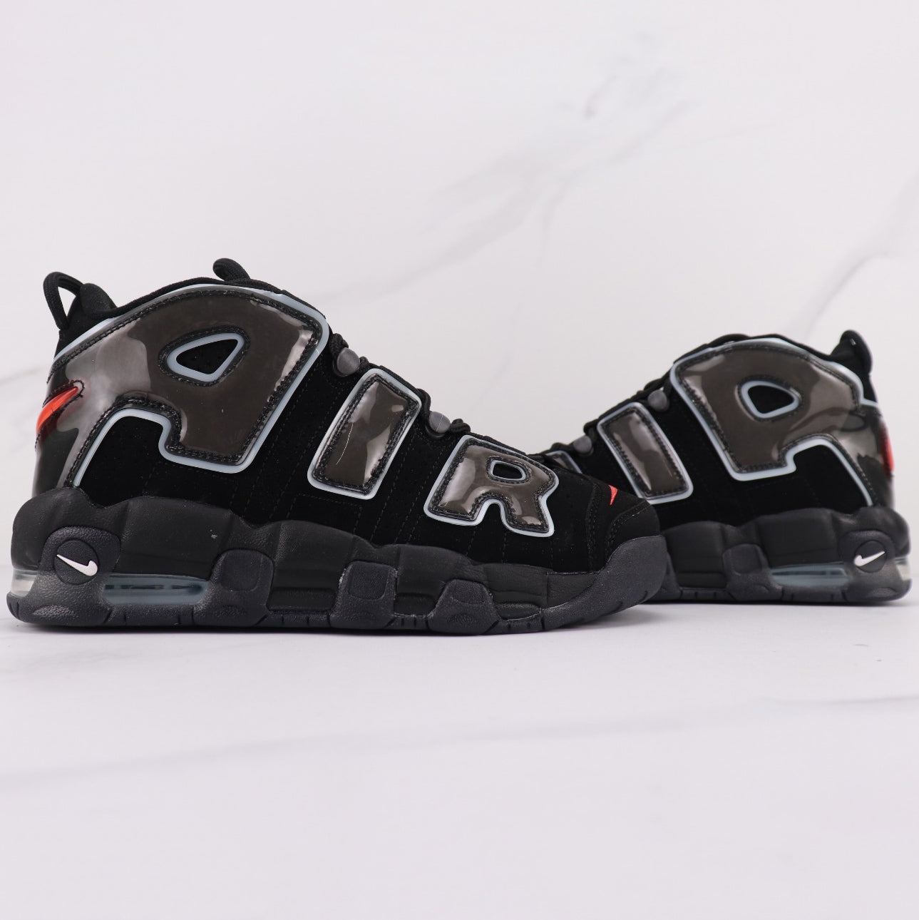 Nike Air More Uptempo Air Cushion Cushioning High Top Basketball Shoes