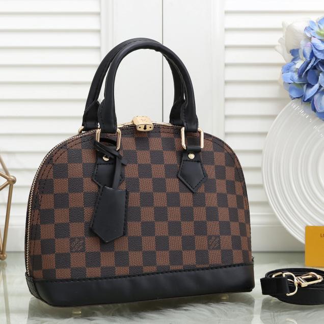 Louis Vuitton LV Fashion Leather Handbag Satchel Shoulder Bag