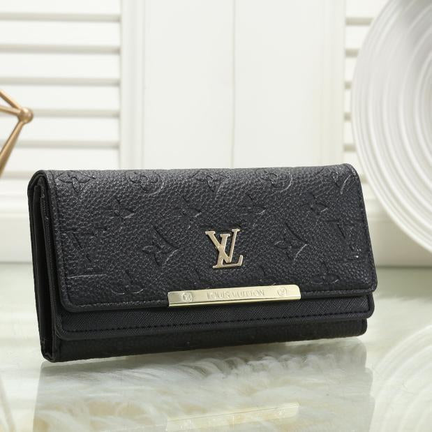 Louis Vuitton Women Fashion Leather Purse Wallet