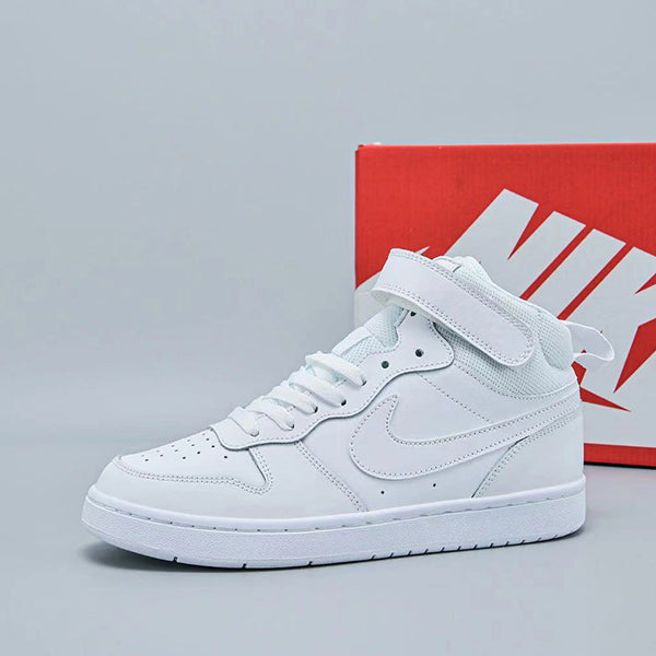 Nike New high top small white fashion shoes Fashion men's and women's casual sports shoes Ca