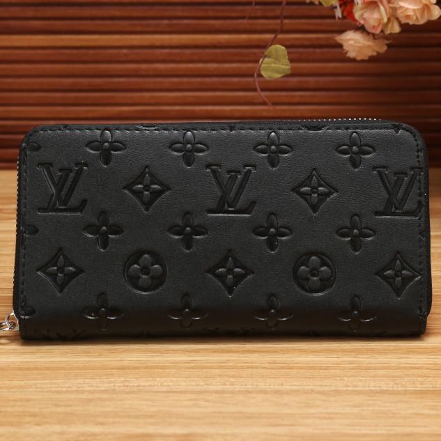 Louis Vuitton LV Women Shopping Fashion Leather Zipper Wallet Purse