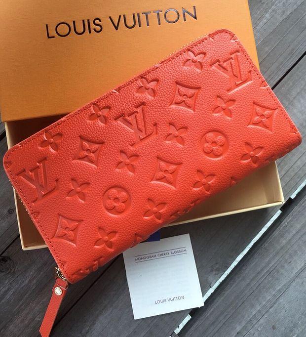 Louis Vuitton LV Women Fashion Leather Purse Wallet
