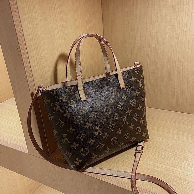 Louis Vuitton LV Monogram Women's Shopping Bag Handbag Shoulder Bag Messenger Bag
