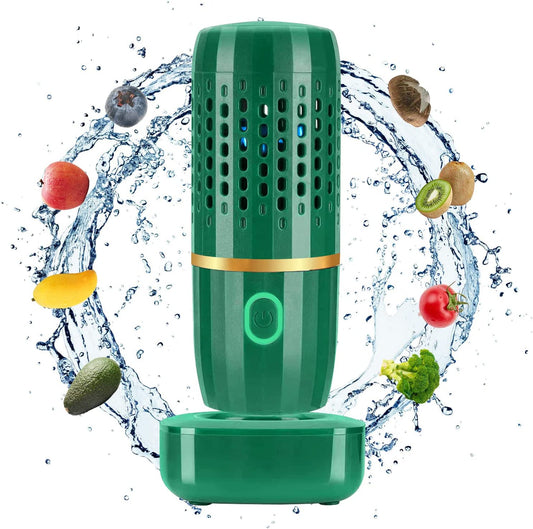 Fruit Cleaner Device in Water,Large Fruits Washing Spinner with Bowl, Lid,  Colander, Crank and Self-draining System, Fruit and Vegetable Cleaning with