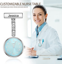 Load image into Gallery viewer, Personalized Nurse Watches for Women LAGOFIT Custom Nurse Watch Portable Hanging Medical Doctor Nurse Watch Clip on Nursing Watch with Seconds Pocket Watch
