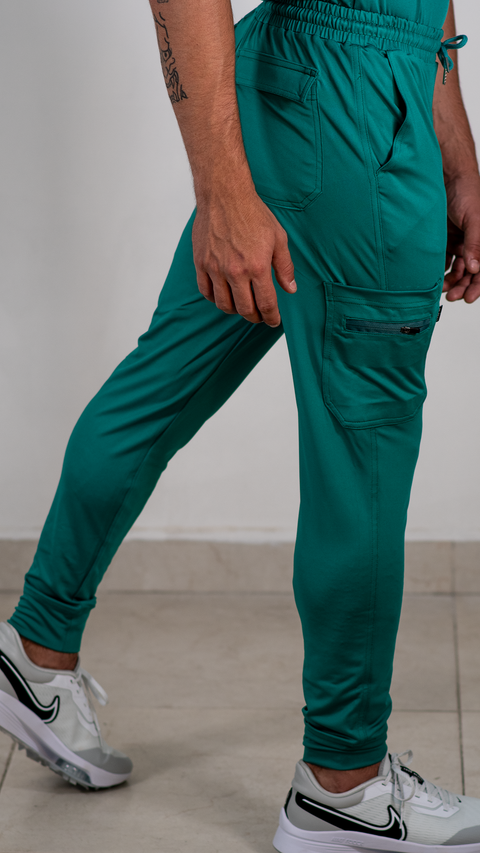 Women's Scrub Jogger Pants 901 Bottle Green