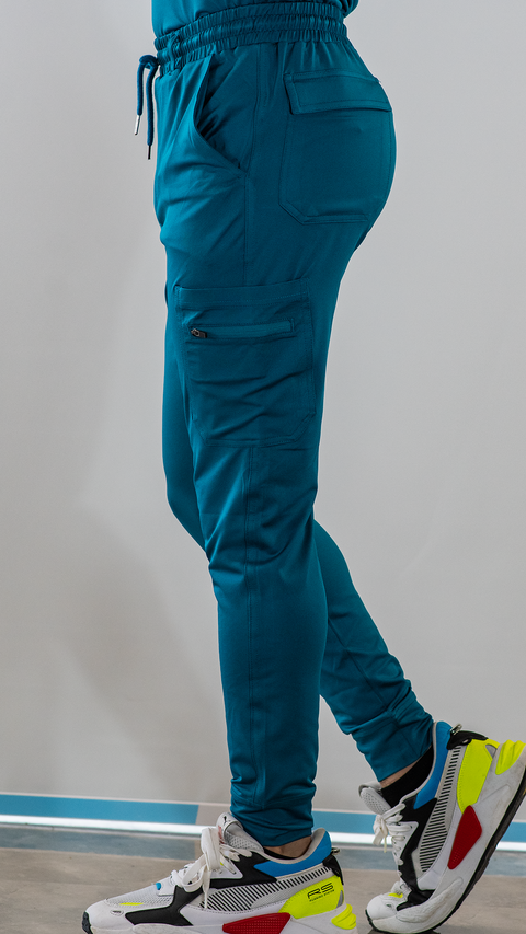 Women's Scrub Jogger Pants 901 Caribbean Blue