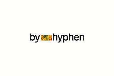 by hyphen