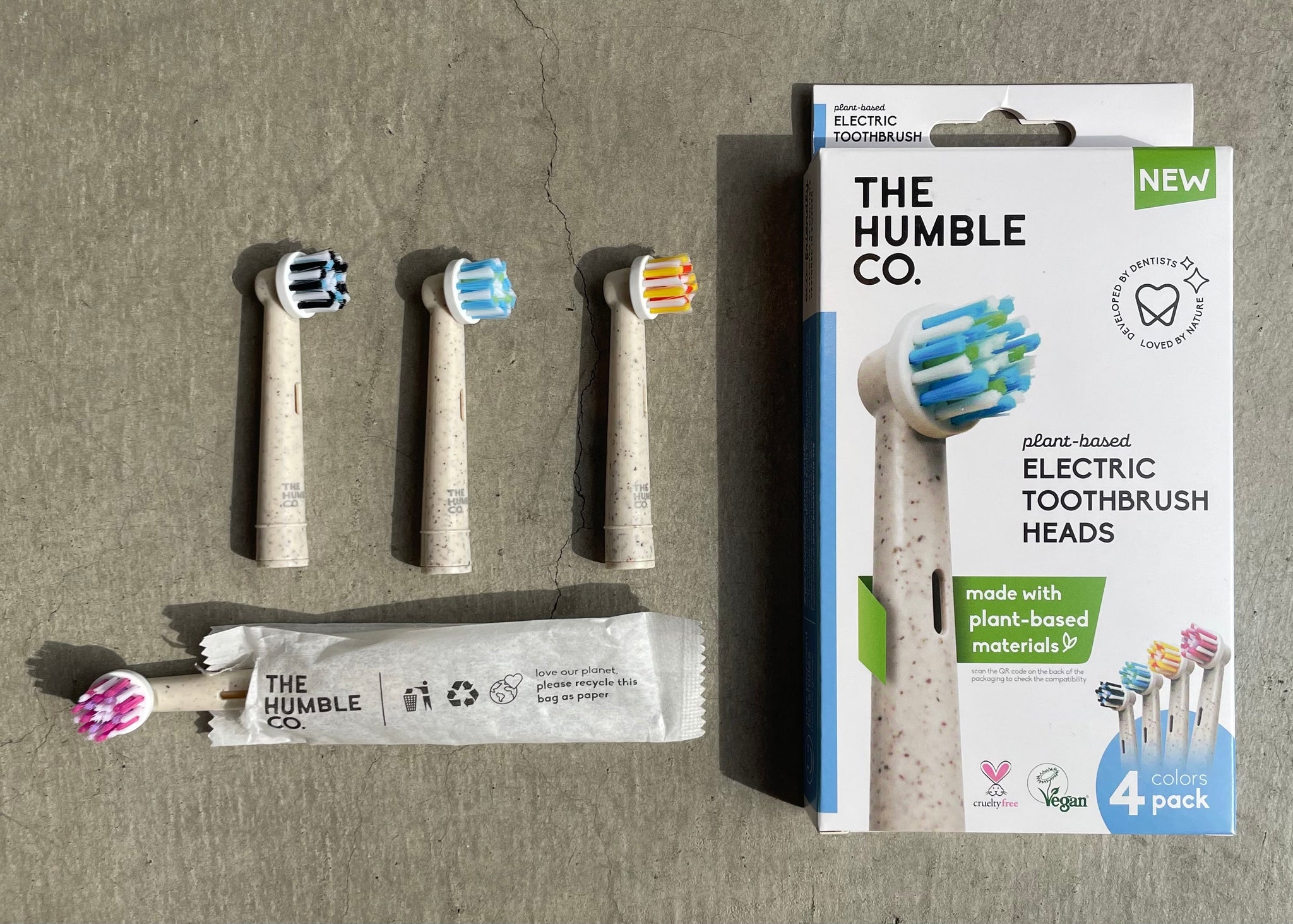 The Humble Co. Braun Oral B Plant-Based Electric Toothbrush Replacement Brush