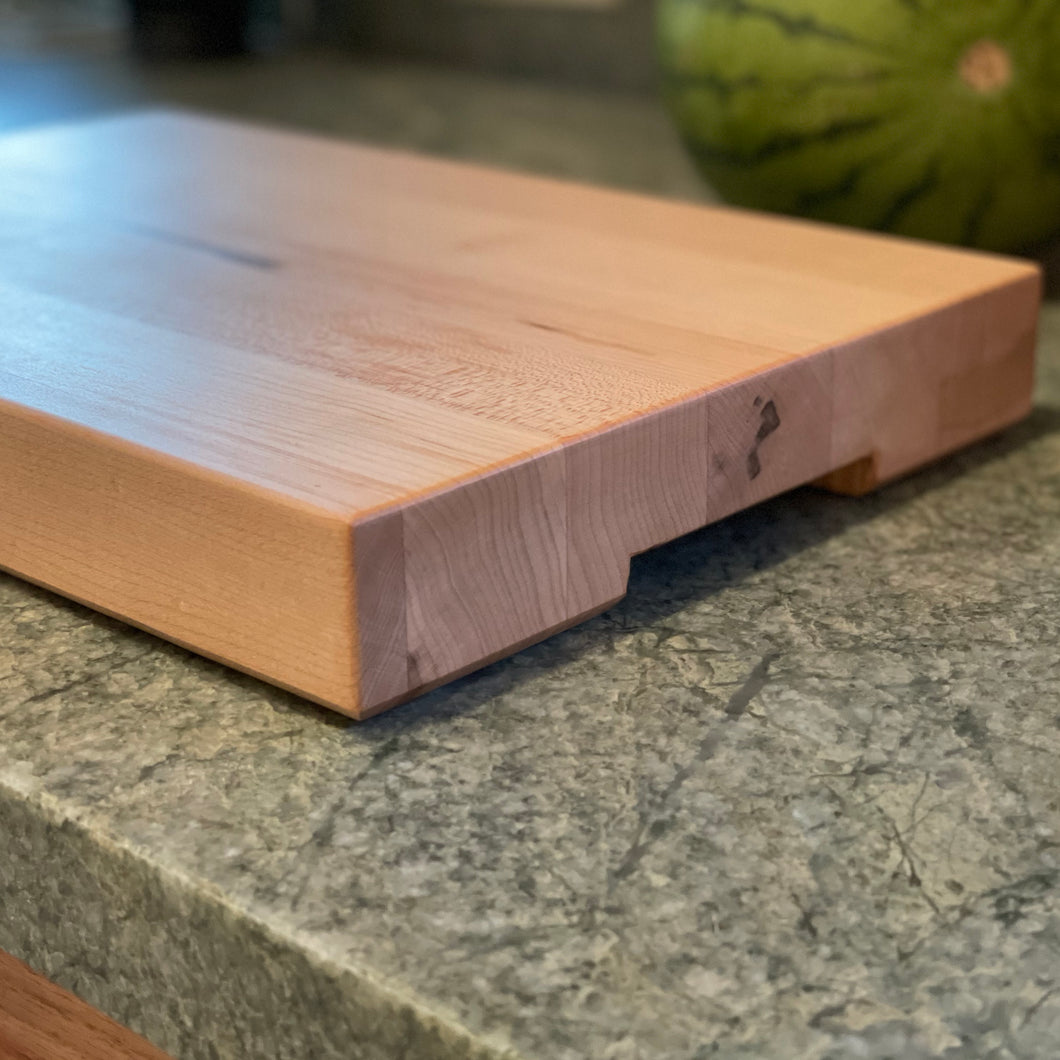 Maple Cutting Board - Pocket Handle Style