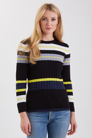 Striped Crewneck Sweater by Belford