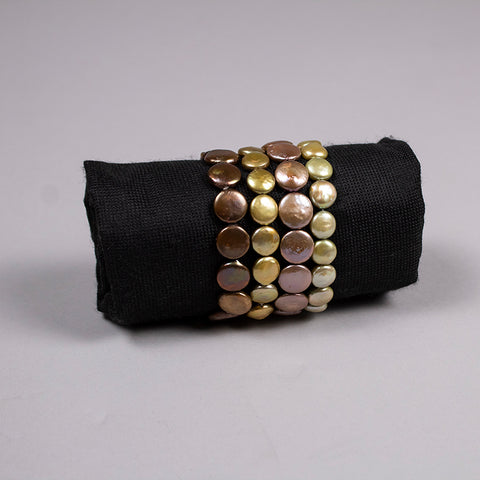 CHERYL DUFAULT COIN PEARL BRACELET