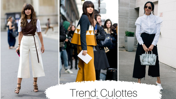 Fall 2019 Fashion Trends: Culottes
