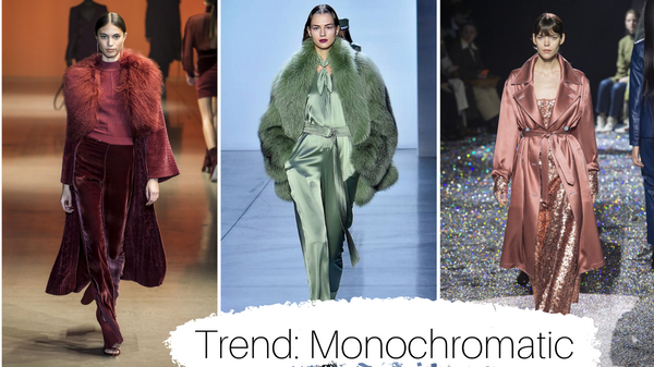 Fall 2019 Fashion Trends: Monochromatic