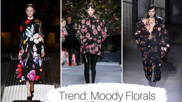 Fall 2019 Fashion Trends: Moody Florals