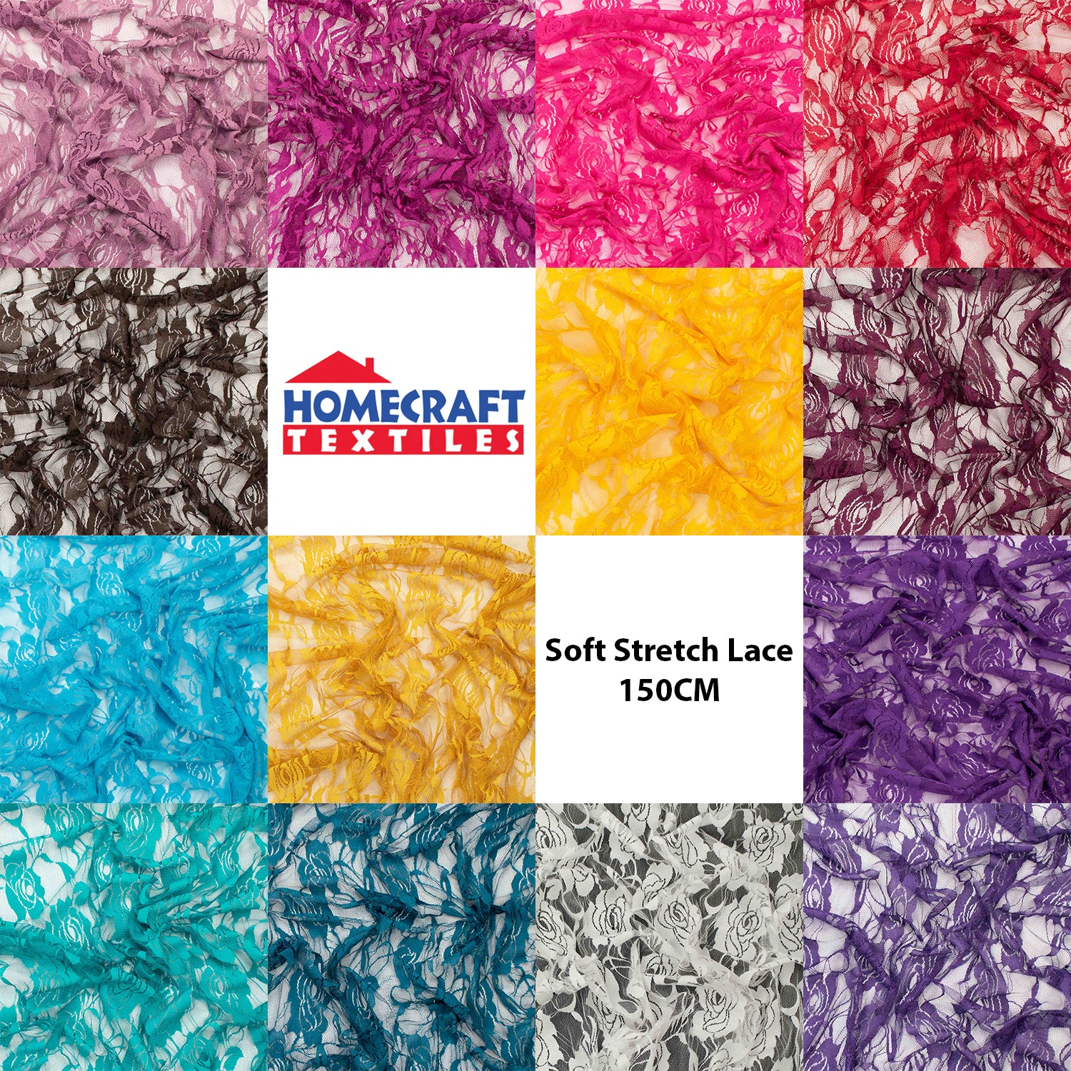 Soft Stretch Lace – Homecraft Textiles