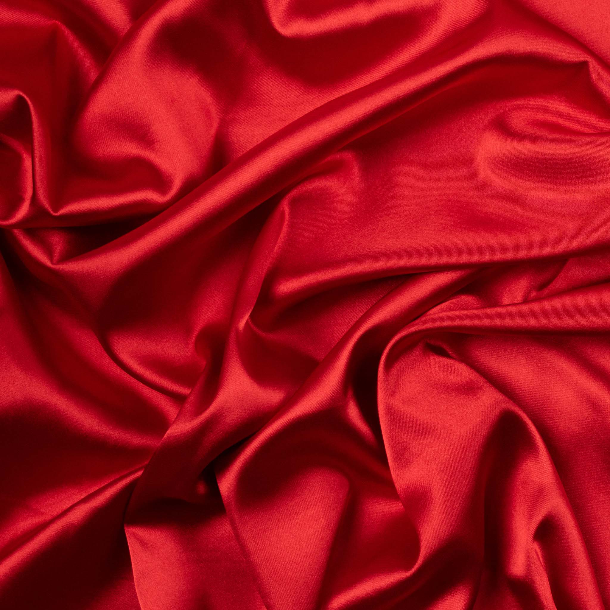 Stretch Satin Red