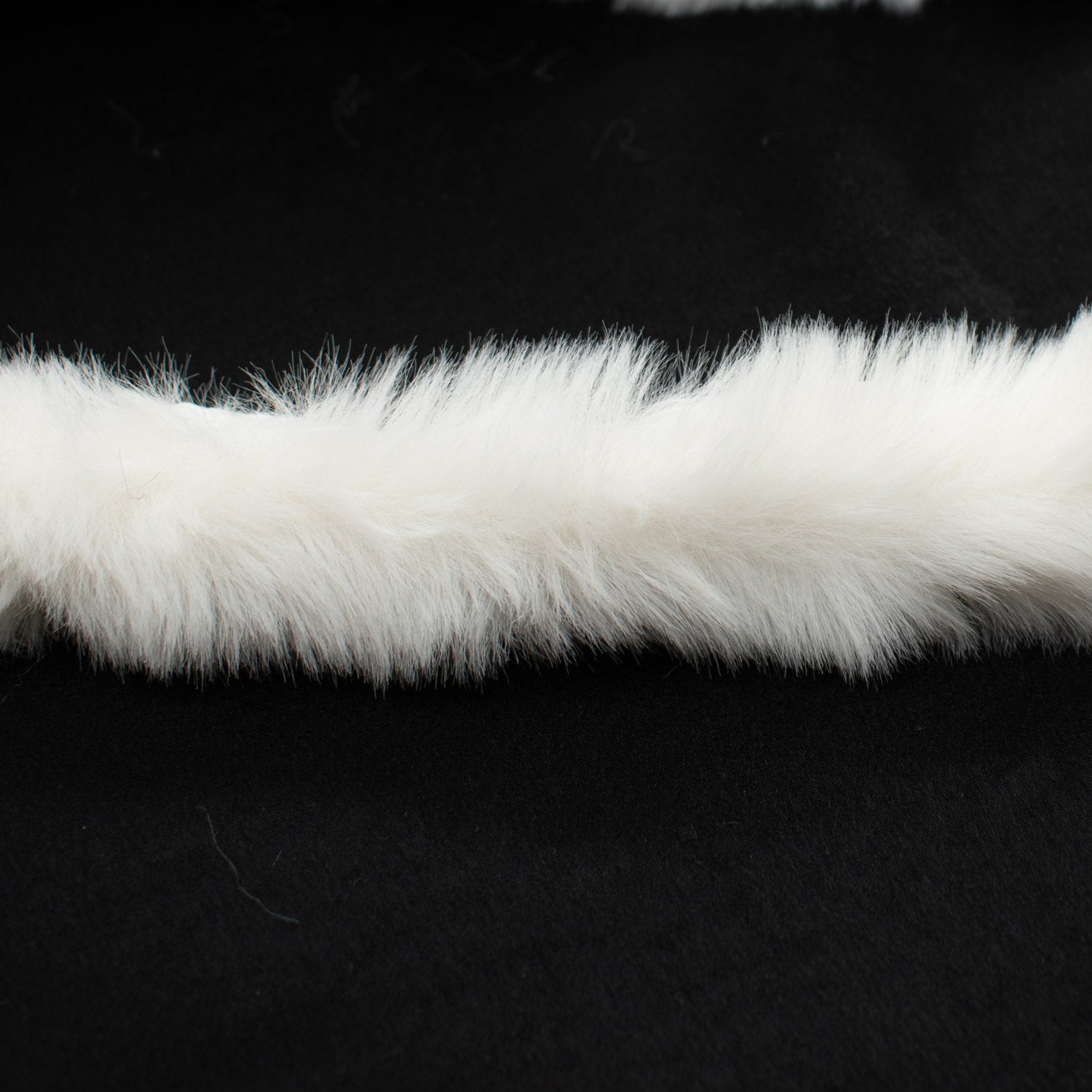 White Faux Fur Trim Ribbon Christmas Trimming Furry Ribbon